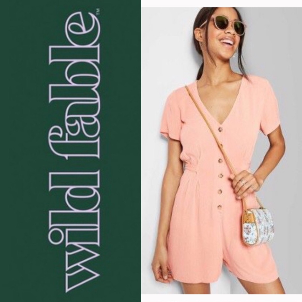 Wild Fable Sassy Pink Blush Romper